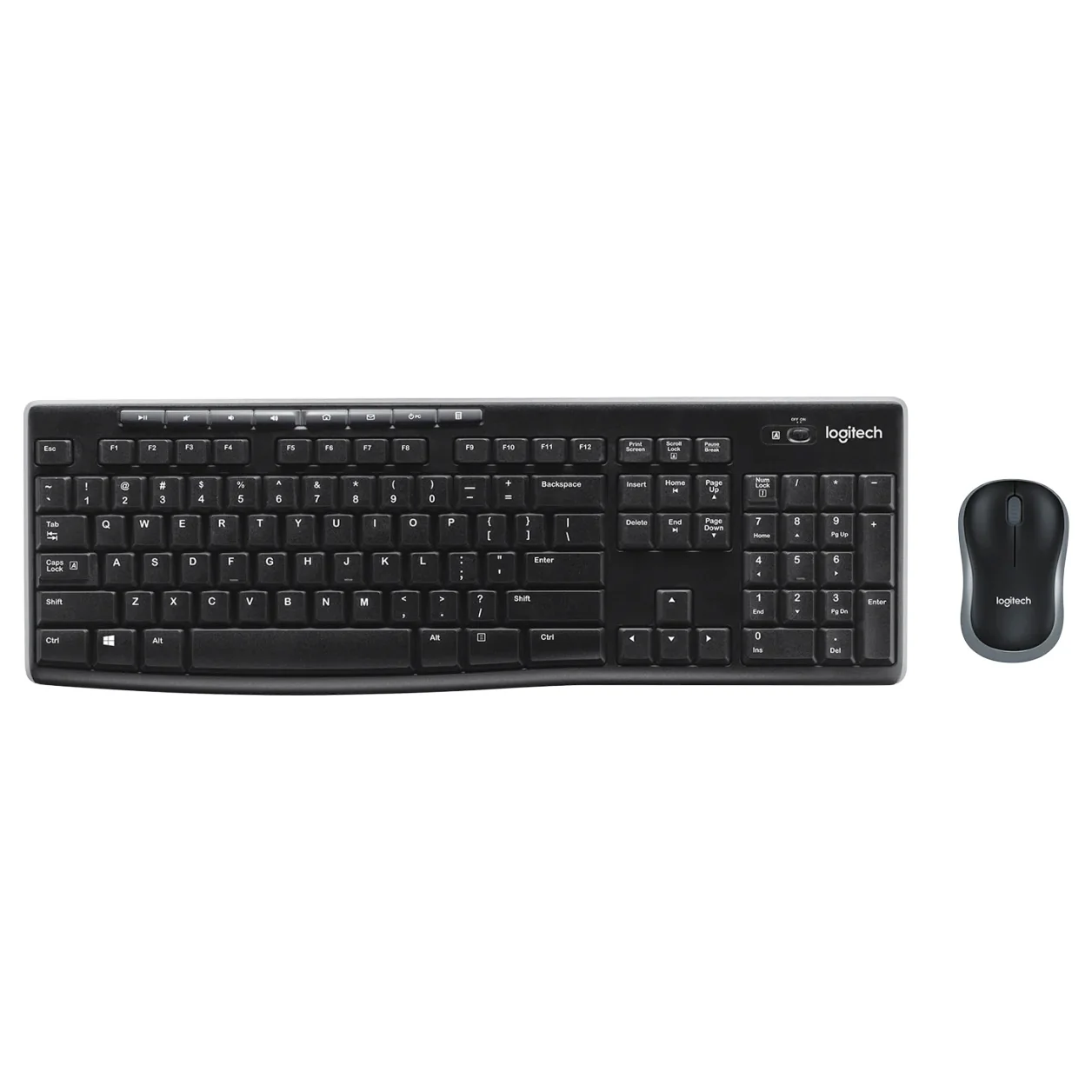 Logitech Teclado/mouse inalámbrico negro