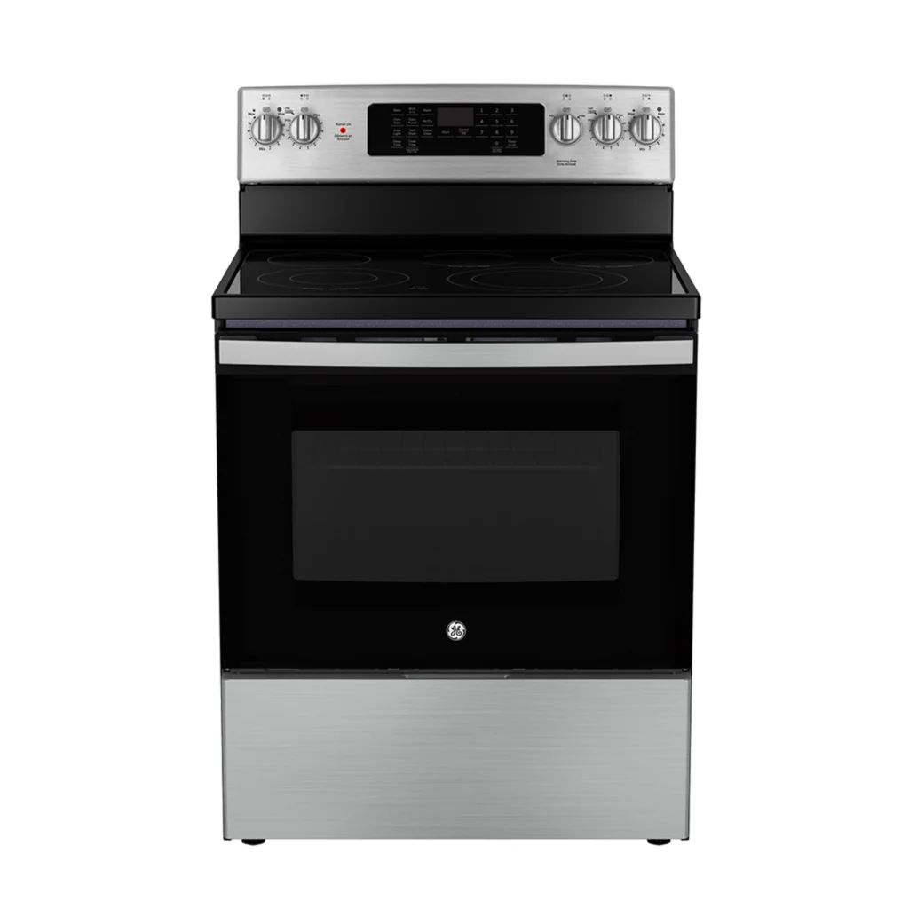 General Electric Cocina Eléctrica 30" Convección 5 Quemadores, JCB840STSS