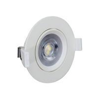 Lampara Led Redondo Empotrable Blanco Luz Dia 6 W Wellmax