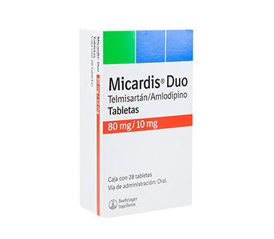 MICARDIS 80/10 MG TABLETAS VIA ORAL