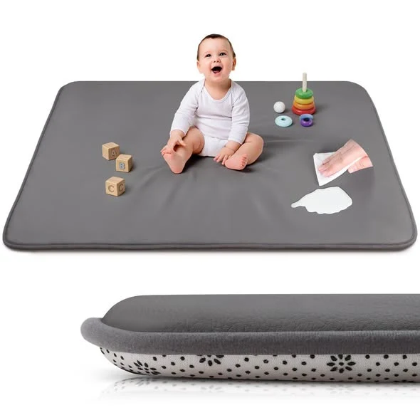 Alfombra antigolpes y antideslizante de cuero vegano con grosor de 3 cm