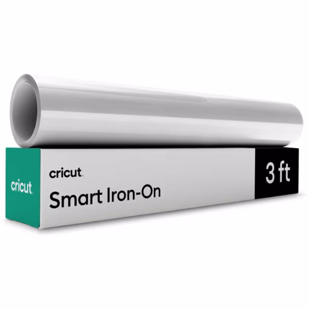 Vinil textil Cricut Smart Iron-On blanco 33cm x 0.9m.