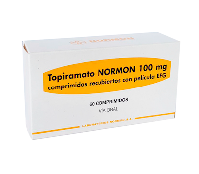 TOPIRAMATO NORMON 100 MG 60 COMPRIMIDOS RECUBIERTOS CON PELÍCULA EFG