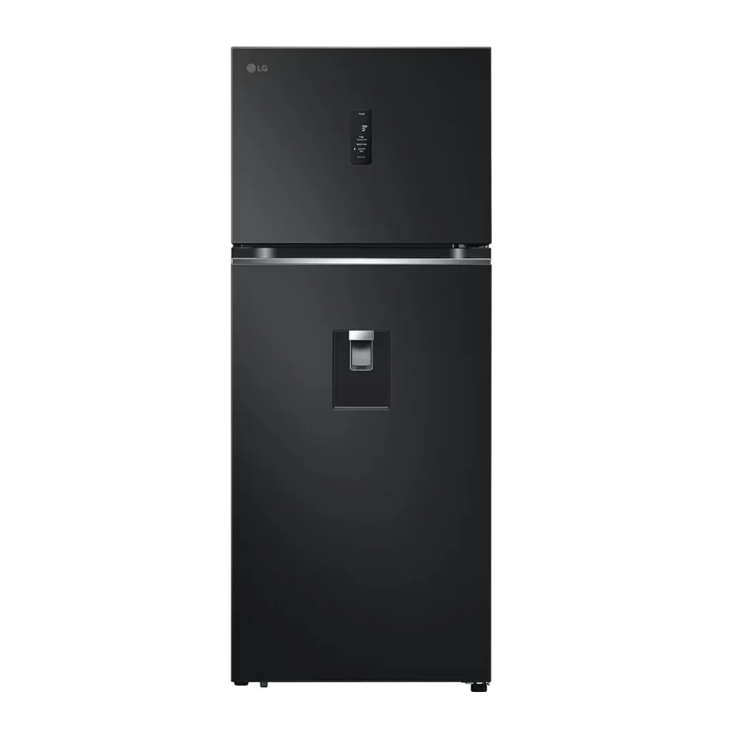 Refrigerador LG Top Freezer de 383L (Net) / 423L (Gross) Smart Inverter & ThinQ™, color Negro Mate VT40APD