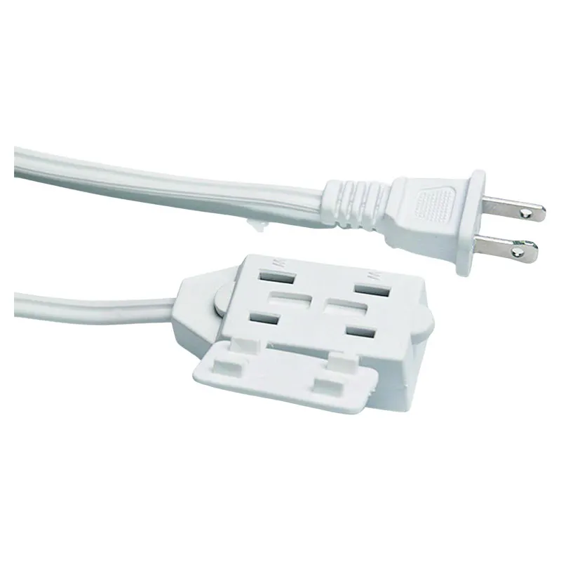 Extensión eléctrica 16 AWG 3 m uso liviano blanca