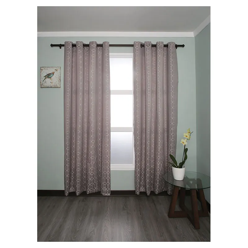 Cortina blackout estampado gris 229 x 137 cm (Precio por pieza)