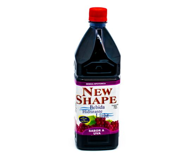 New Shape, Bebida Hidratante uva,1 litro