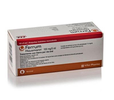 FERRUM AMPOLLAS BEBIBLES 20 mg/ml