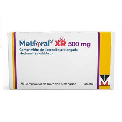 Metforal XR 500 mg 30 comprimidos