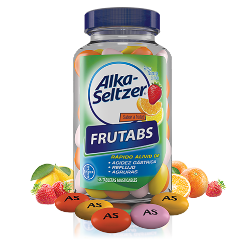 ALKA SELTZER FRUTABS X 36 TABS MASTICABLES