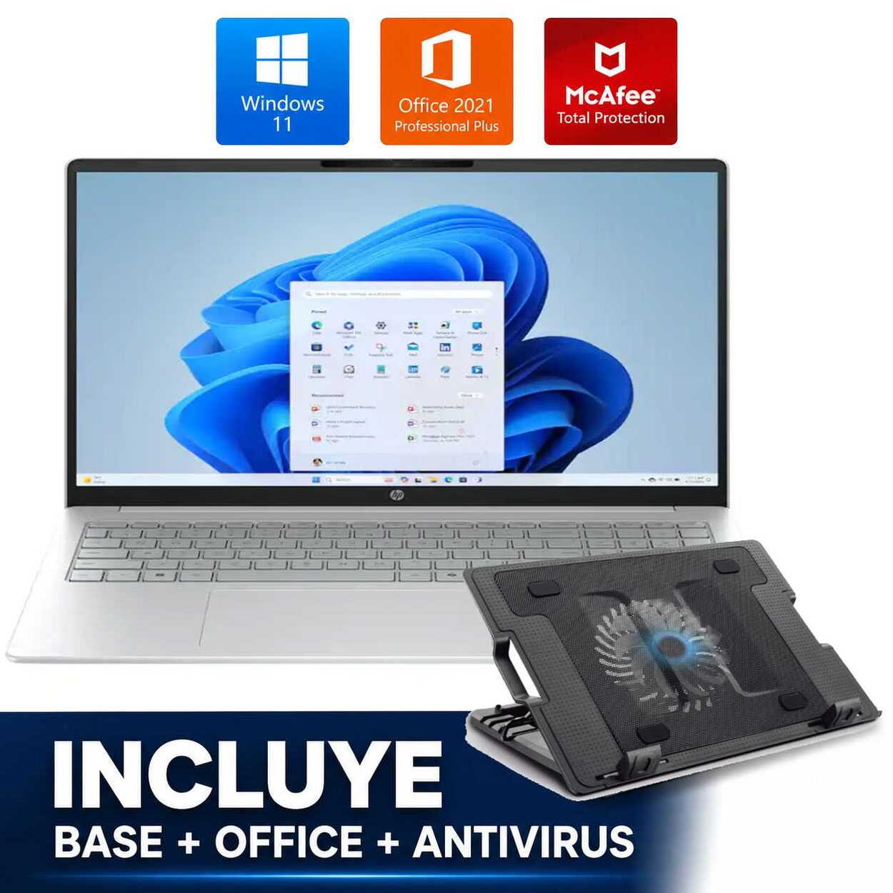 COMBO LAPTOP HP OMNIBOOK 3 16-BY0015DX R5-40 – 8GB – 256GB SSD – 16″TOUCH – W11