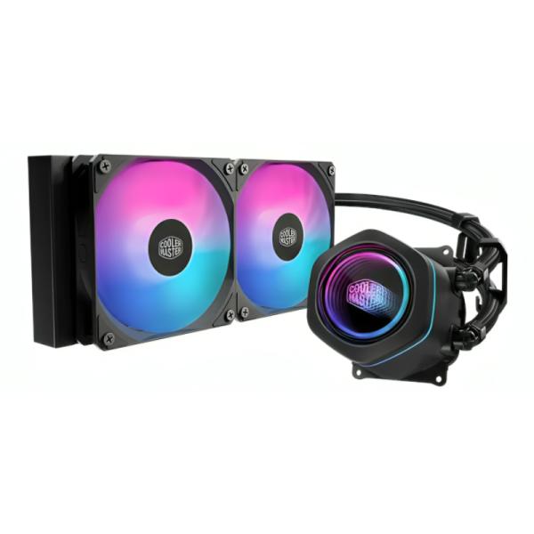 Enfriamiento Liquido Cooler Master Masterliquid Core NEX 240 ARGB 240MM LGA1851/AM5 – Negro