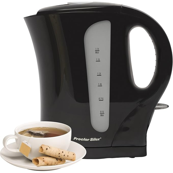 HERVIDOR ELECTRICO 1.8L NEGRO PROCTOR SILEX