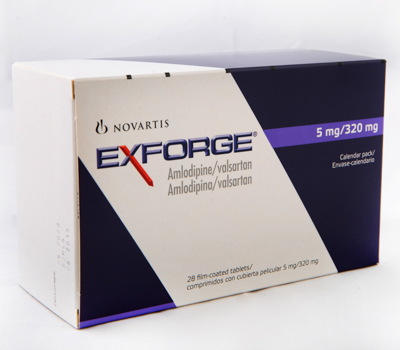 EXFORGE 5MG/320MG X28 TABLETAS VIA ORAL