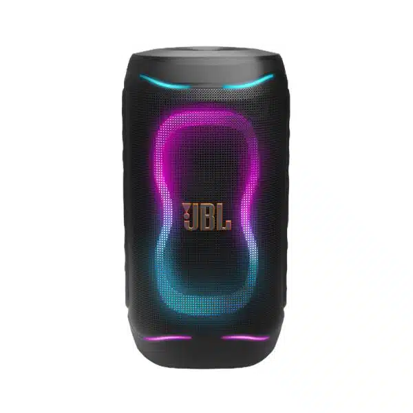 Parlante JBL RGB Partybox 130 200 W RMS 6.0 AUX 3.5 MM Micrófono Guitarra IPX4 Bluetooth USB – Negro