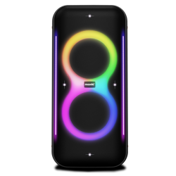 Parlante Rgb Moonki Bossa Max Bluetooth Mw-Pb320, Color Negro