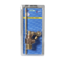Llave Tanque Agua Alto 3/4"- 18 mm Con Varilla 1/4"