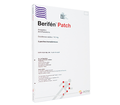 BERIFEN 140 MG PARCHES TÓPICO