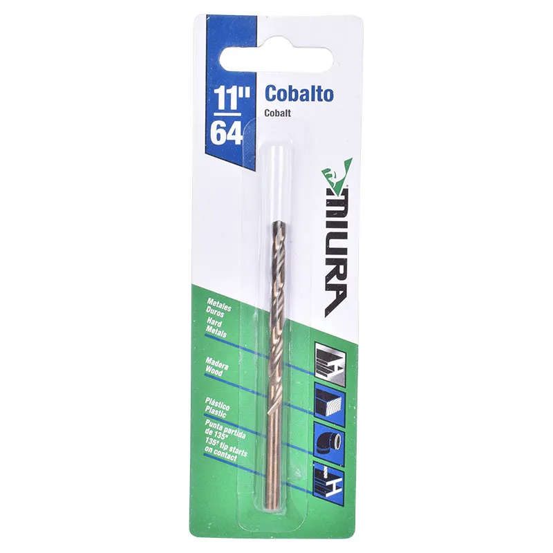 Broca cobalto 11/64"