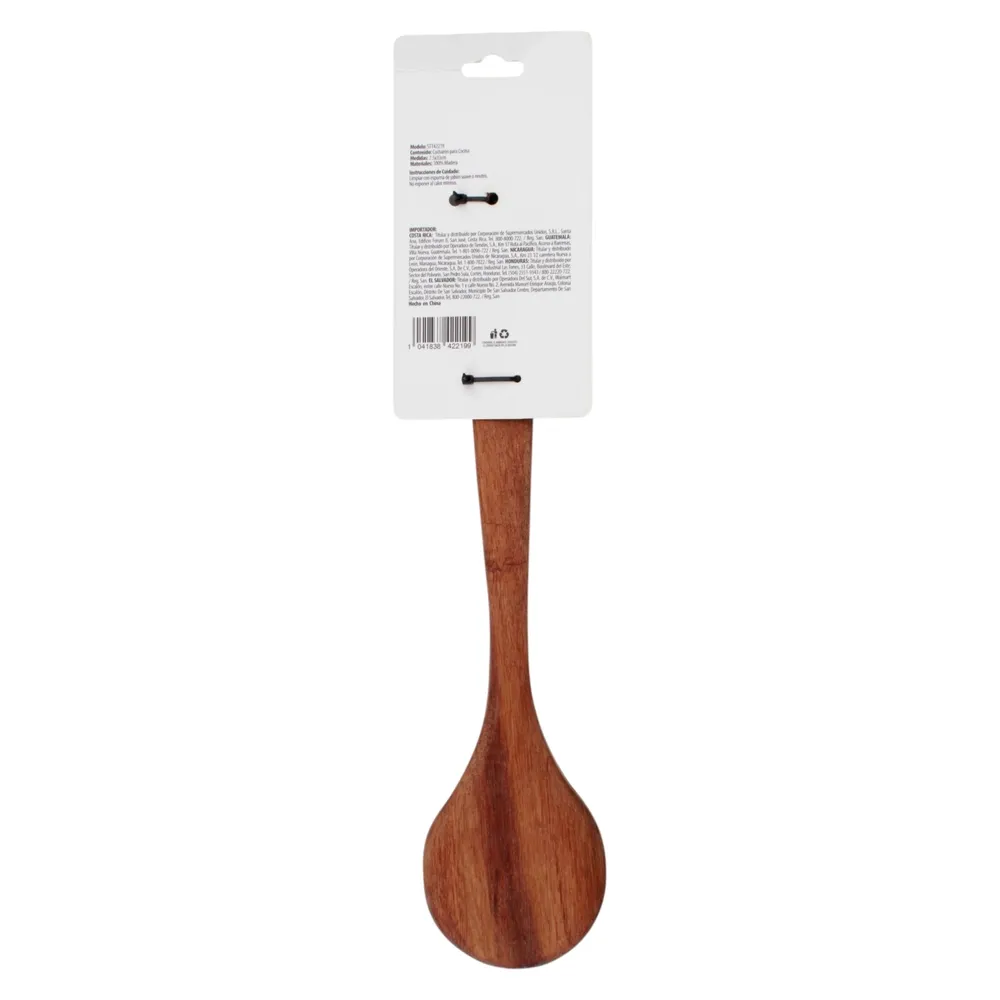 Cucharón de madera de cocina Mainstays - 6.3 cm