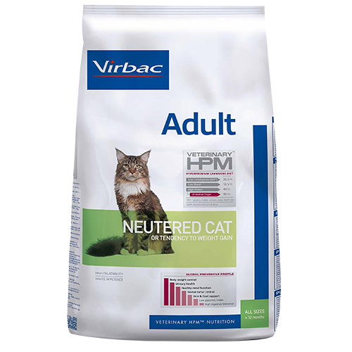 VIRBAC ADULTO NEUTERED CAT 3 KG