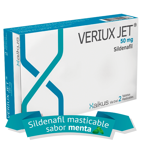 VERIUX 50 MG X 2 TABLETAS MASTICABLES