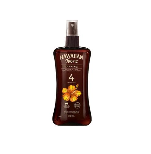 HAWAIIAN TROPIC ACEITE BRONCEADOR SFP 4+ 240 ML