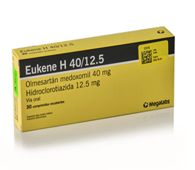 EUKENE H 40 / 12.5 MG COMPRIMIDOS VÍA ORAL