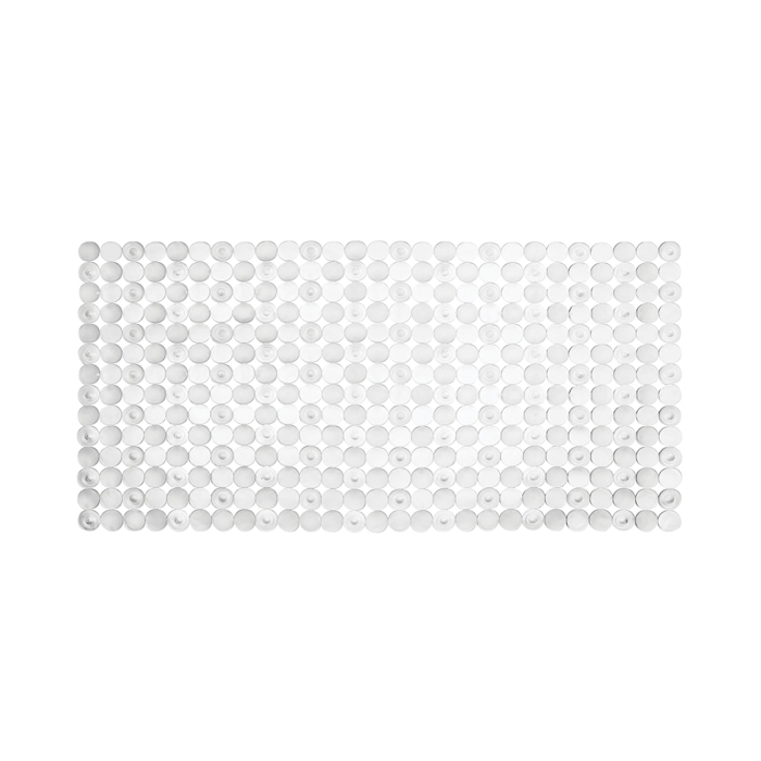 ALFOMBRA BAÑO TRANSPARENTE ORBZ MARCA INTERDESIGN (081492803102)