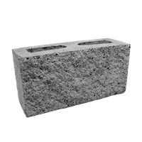 Bloque Concreto Escarpado Gris 12 X 20 X 40 cm