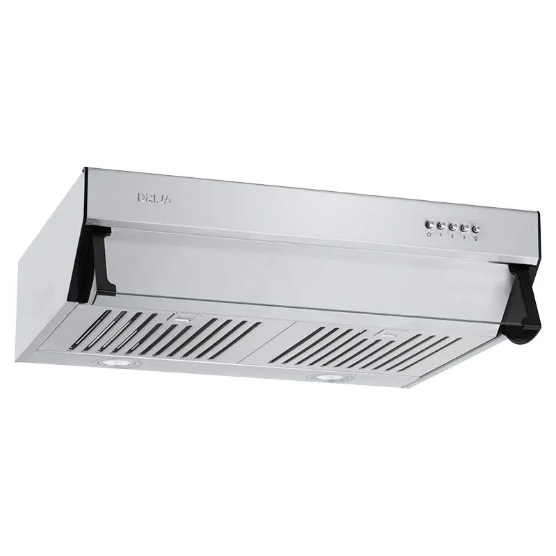 Extractor de cocina horizontal 76 cm acero inoxidable plateado