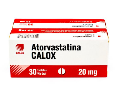 Atorvastatina Calox 20 mg 30 tabletas (Oferta 1+1)