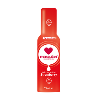 Gel Lubricante Masculan de fresa - 75 ml