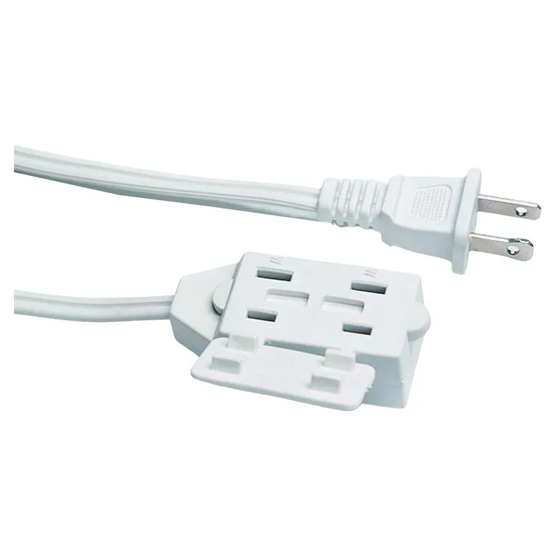 Extensión eléctrica 16 AWG 5 m uso liviano blanca