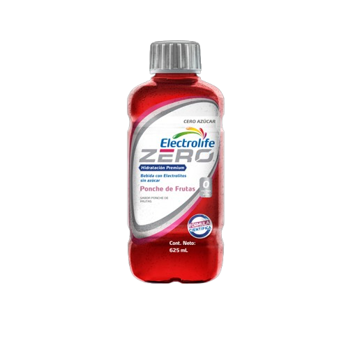 ELECTROLIFE ZERO PONCHE FRUTA 625ML