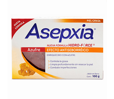 ASEPXIA JABÓN BARRA AZUFRE 100 GR