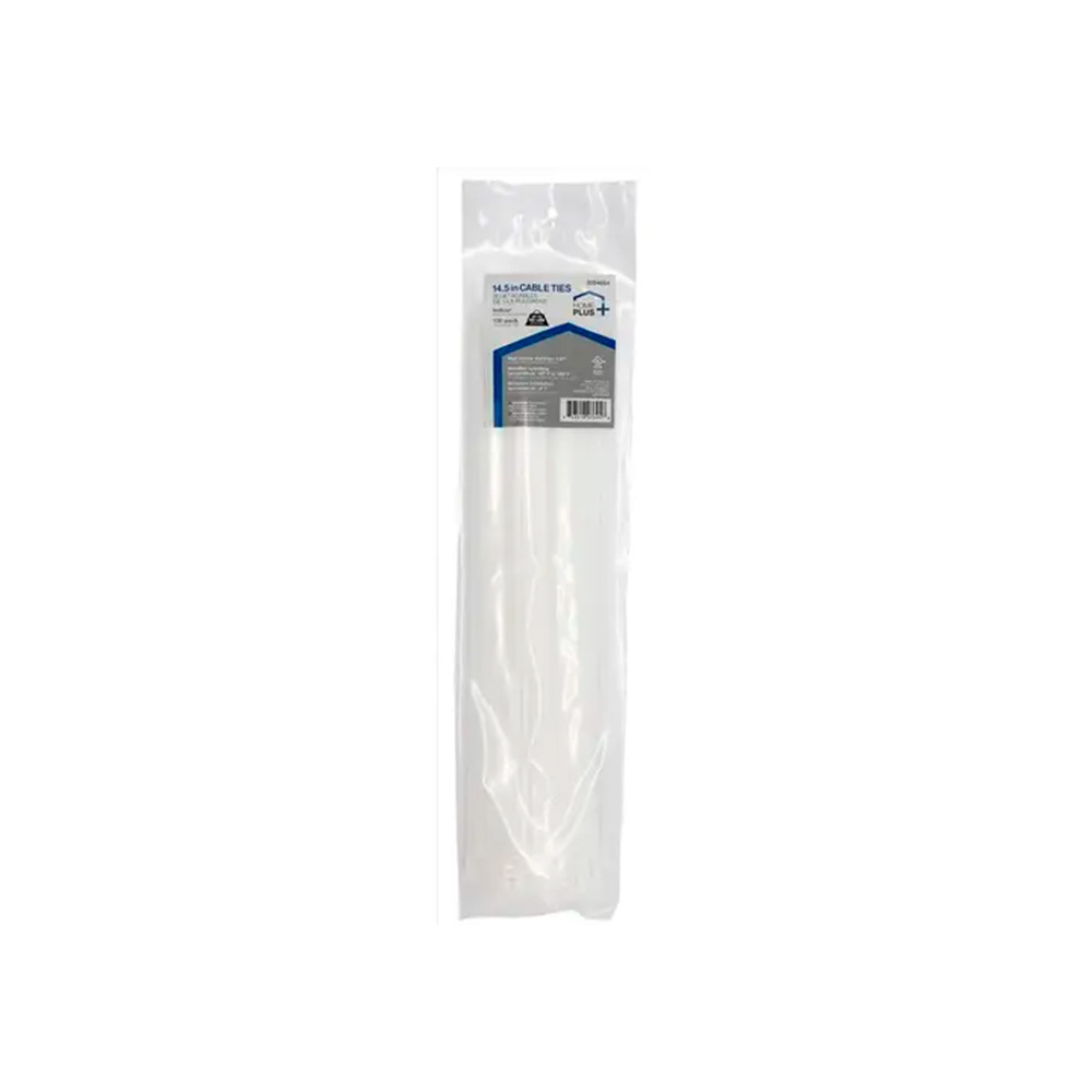 Amarra plastica 91.44cm 175lb negro pack 10