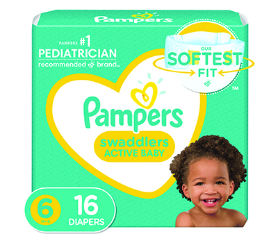 PAMPERS PAÑALES SWADDLERS ETAPA 6