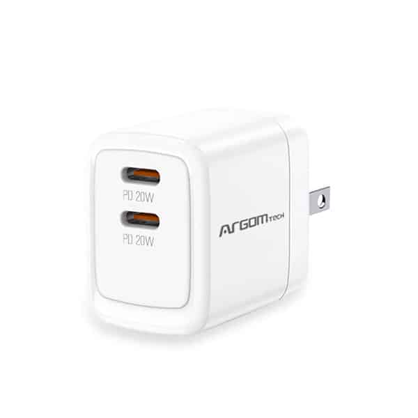 Argom Cargador de pared USB-C blanco
