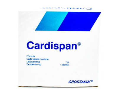 Cardispan* 1 g 20 tabletas masticables