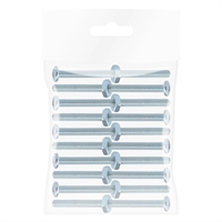 Tornillo Estufa Redondo Con Tuerca 5/32 X 2 1/2" 10 Unidades