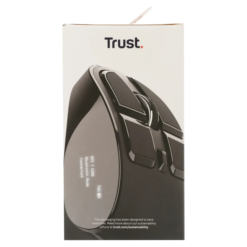 Mouse Ergo Inalambrico Recar Trust 23731