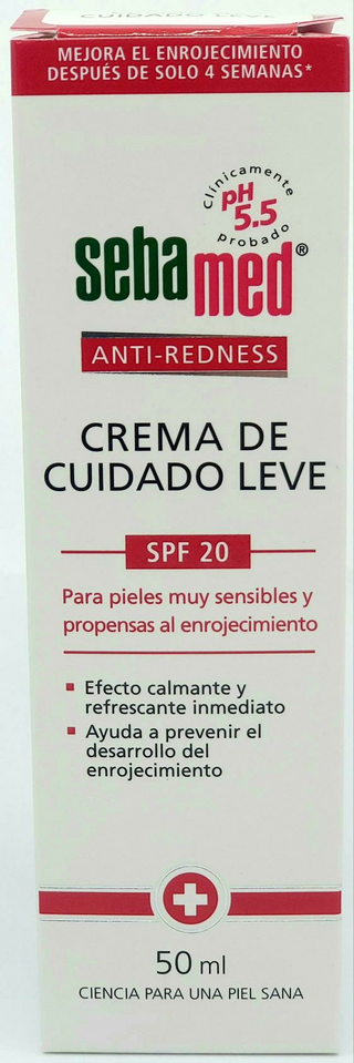 Sebamed, Anti-Redness, Crema Cuidado Leve, SPF20, 50 ml