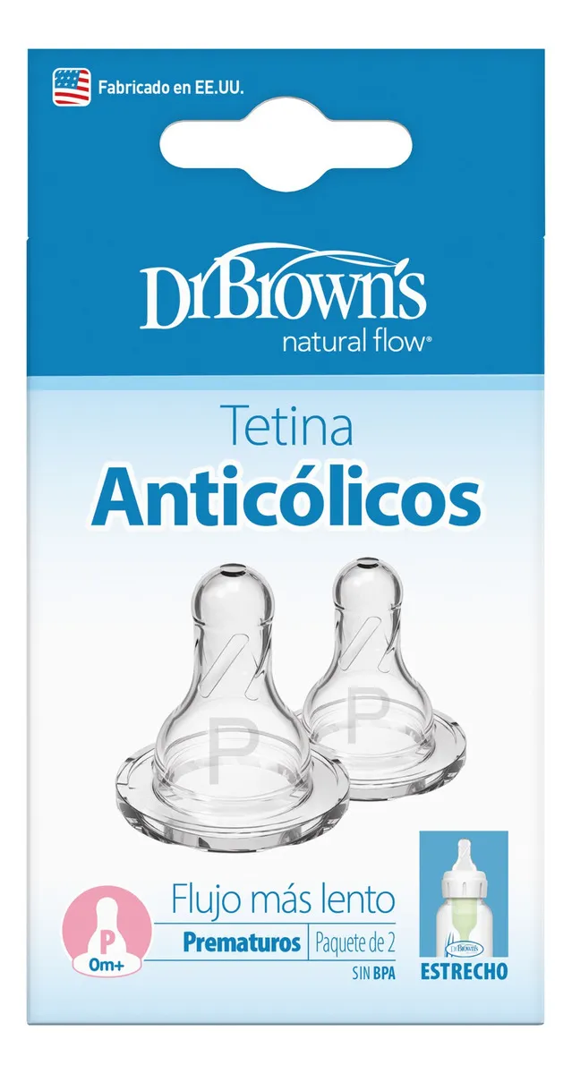 Tetinas de repuesto para chupones estrechos DrBrowns