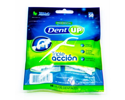 Dentup hilos dentales sabor menta