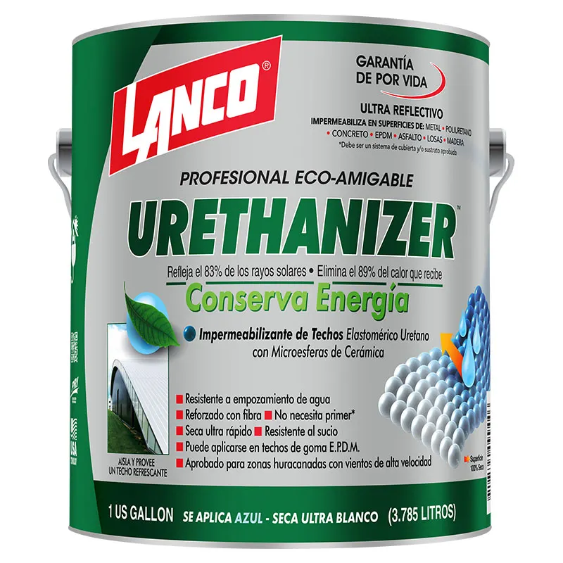 Sellador de techos elastomérico Urethanizer 1 gal Lanco