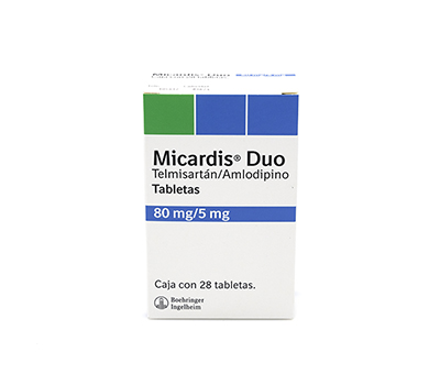 MICARDIS DUO 80MG/5MG TABLETAS VIA ORAL
