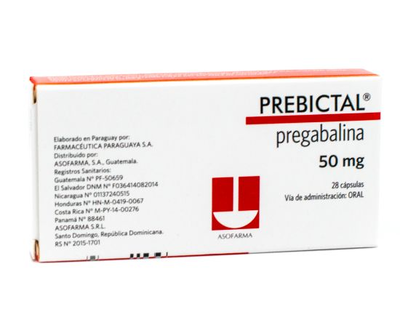 Prebictal 50 mg 28 capsulas