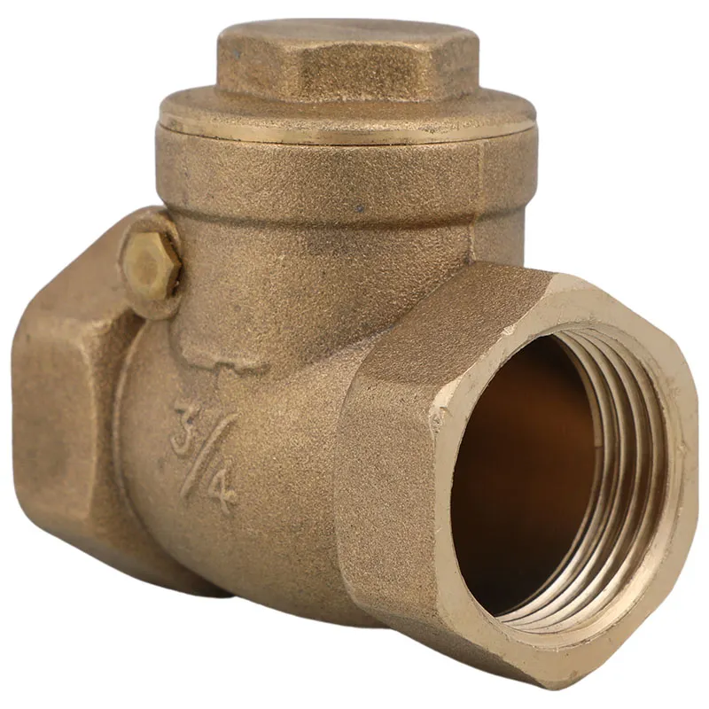 Válvula check de bronce 3/4" horizontal MA Faucet