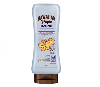 HAWAIIAN TROPIC PROTECTOR SOLAR CREMA OZONO 50+ 240 ML